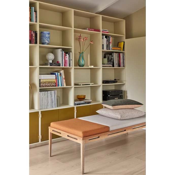 Designové lehátko Amber Beige / Natural