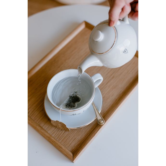 Porcelánová čajová souprava Ahoj krásko!