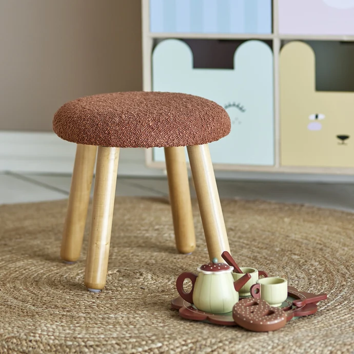 Dětská stolička Aksel Stool Brown