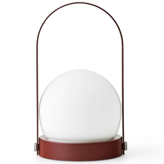 Přenosná svítící LED lampa Carrie Burned Red
