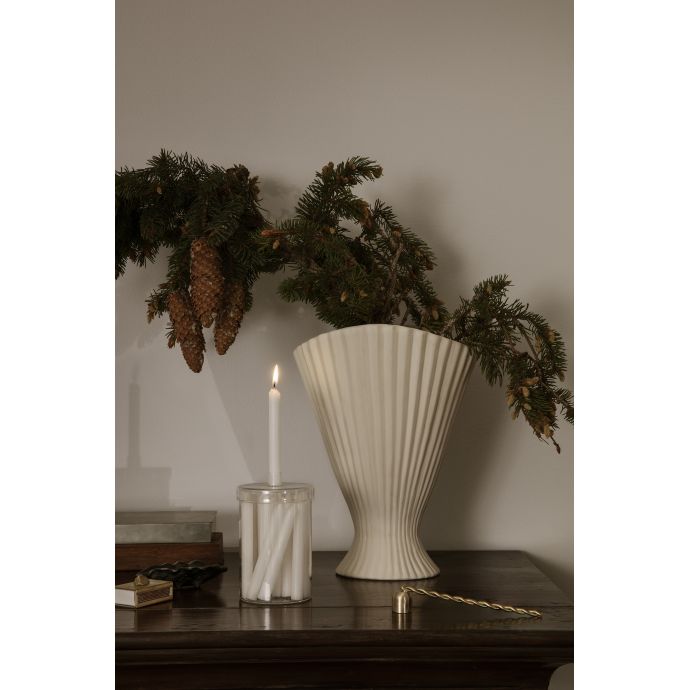 Designová váza Fountain Off White