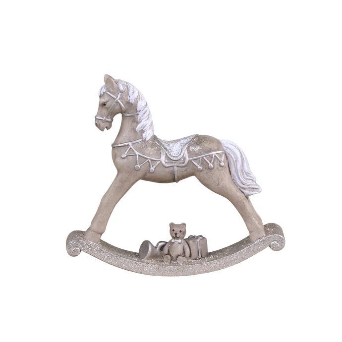Vánoční houpací koník Rocking Horse Antique Mocca