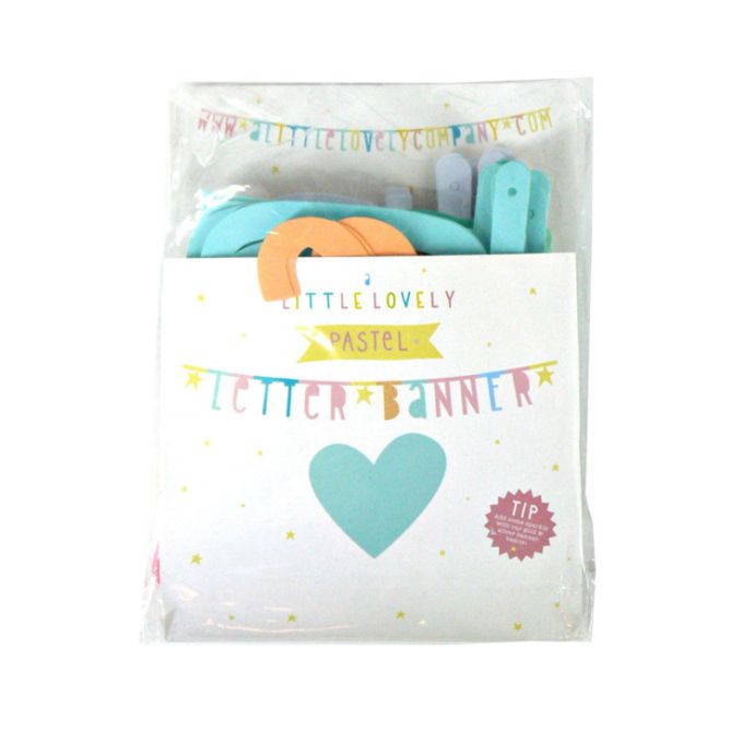 Písmenková girlanda Letter Banner Pastel