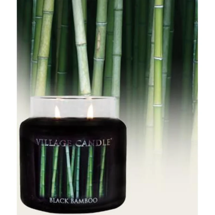 Svíčka ve skle Bamboo - malá