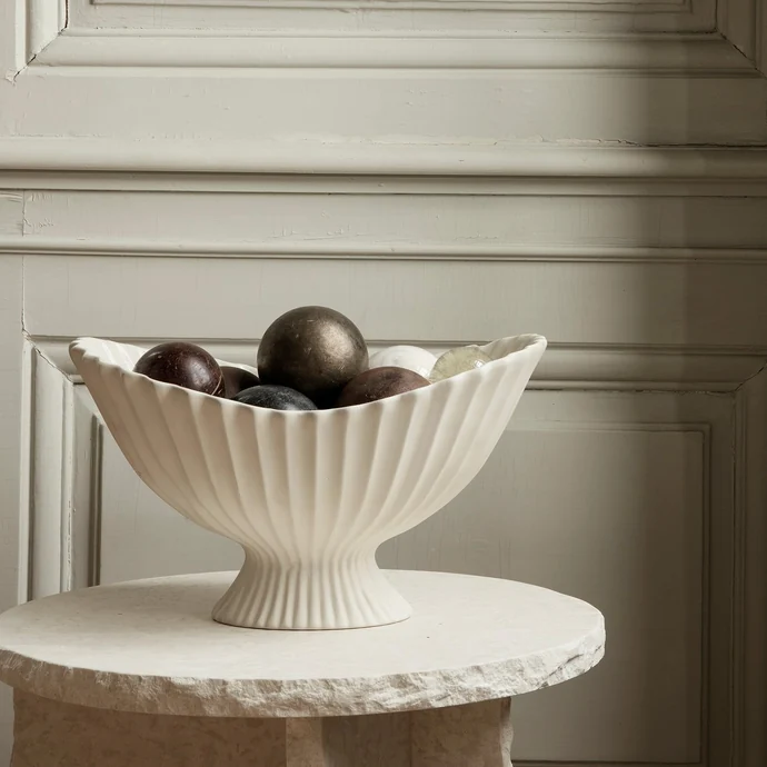 Designová mísa Fountain Centrepiece Off White