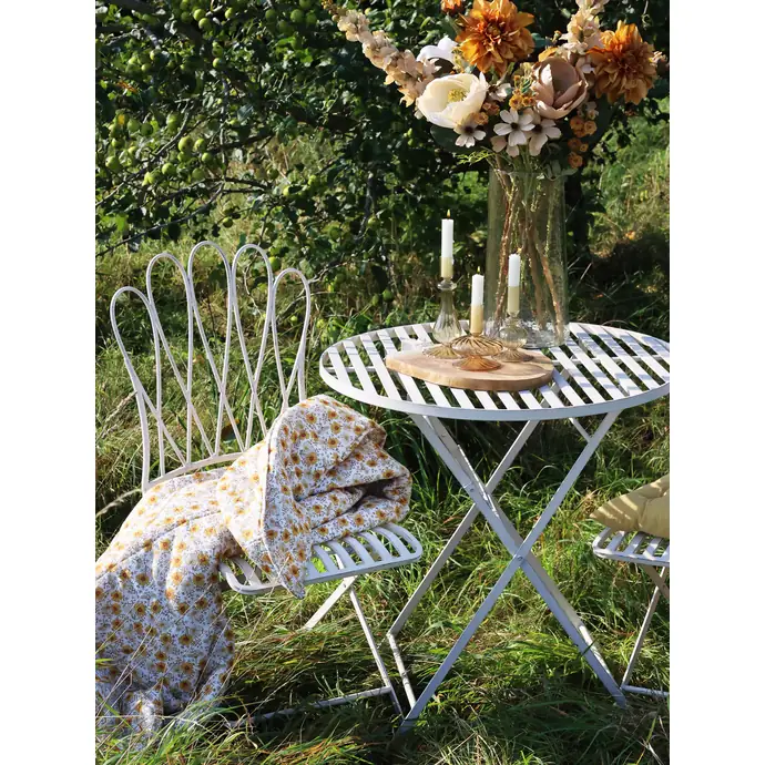 Zahradní set stolku s židlemi Bistro Antique Cream