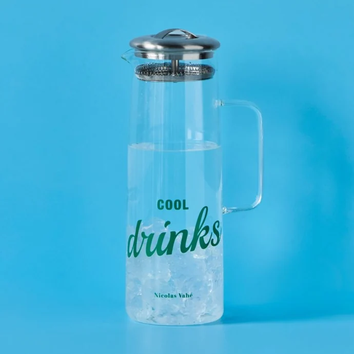 Skleněný džbán se sítkem Cool Drinks 1,5 l