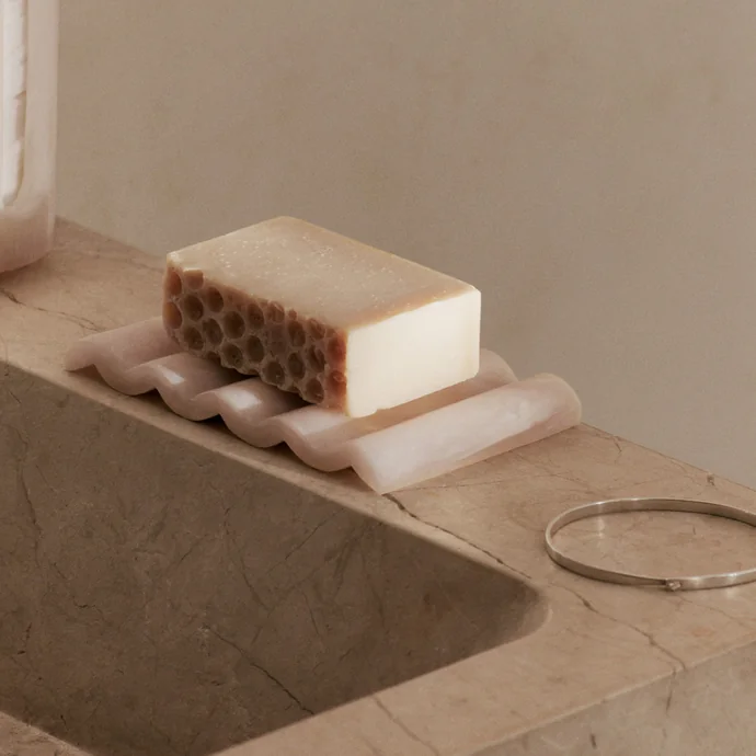 Keramická mýdlenka Mist Pearl