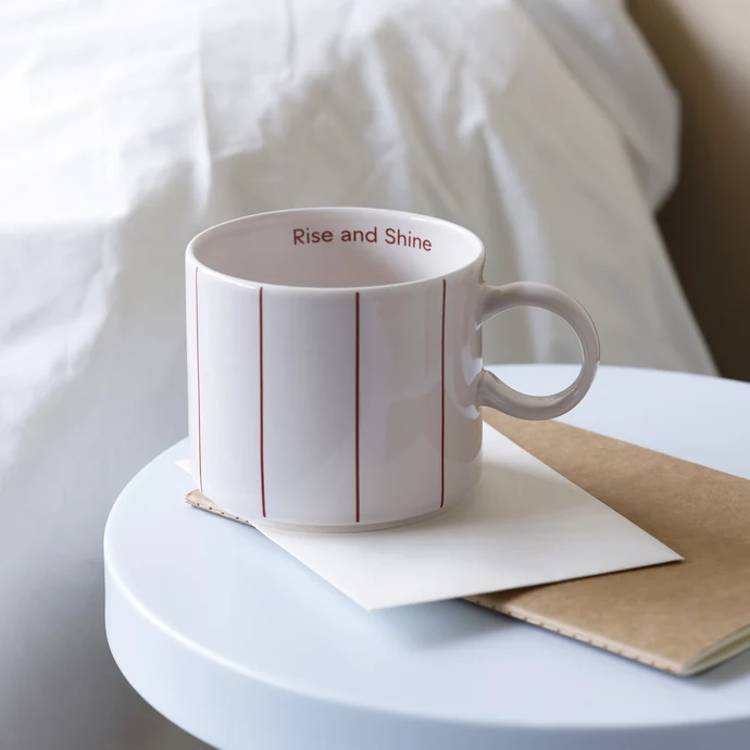 Porcelánový hrnek Jumbo Pyjamas Red Stripes 500 ml