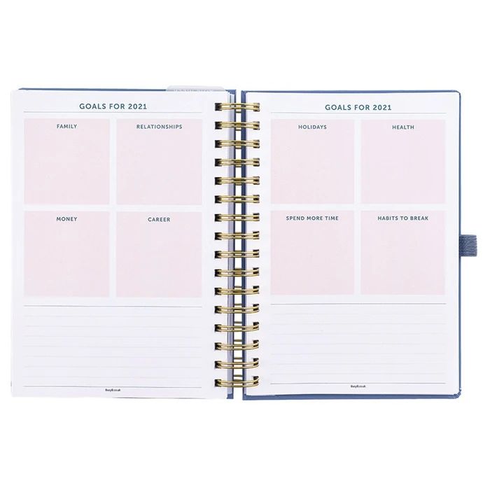 Plánovací diář na 17 měsíců Pretty Life Planner