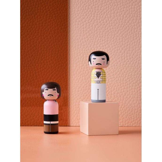 Dřevěná kokeshi panenka FREDDIE 14,5 cm