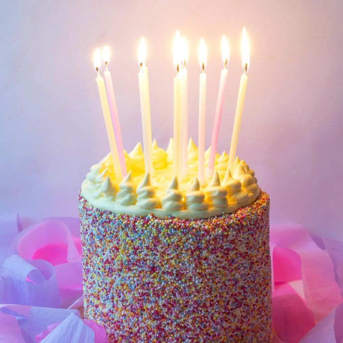 Dortové svíčky Pastel Candles 16 ks