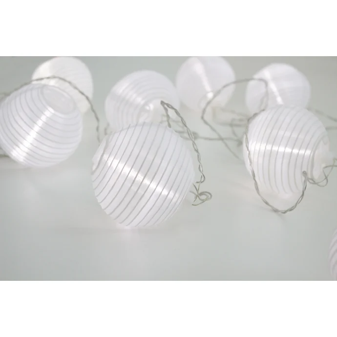 Světelný lampionový LED řetěz Party White
