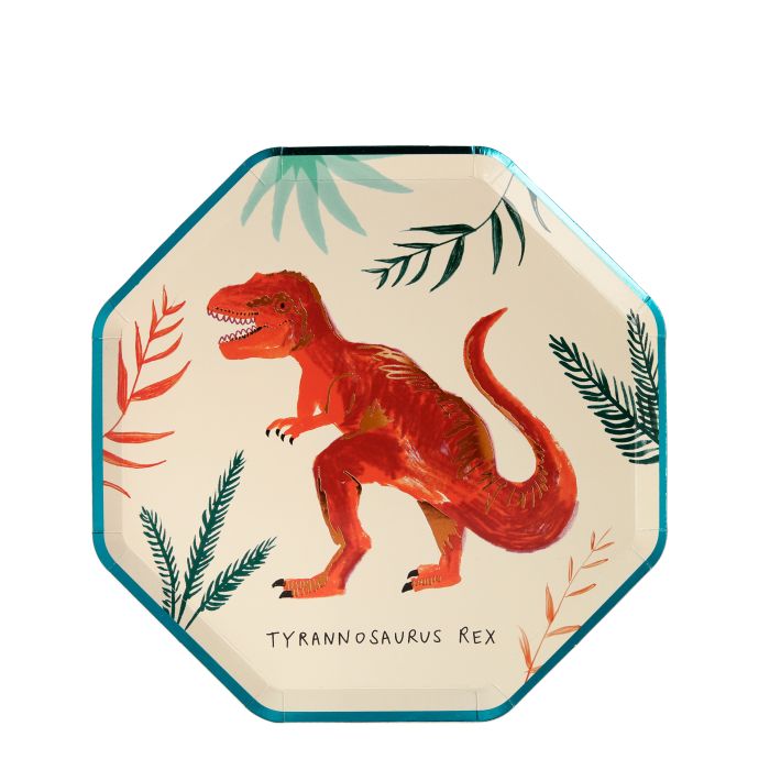 Papírový talíř Dinosaur Kingdom 8 ks