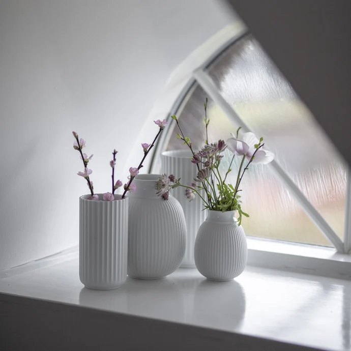 Porcelánová váza Vase White 12 cm