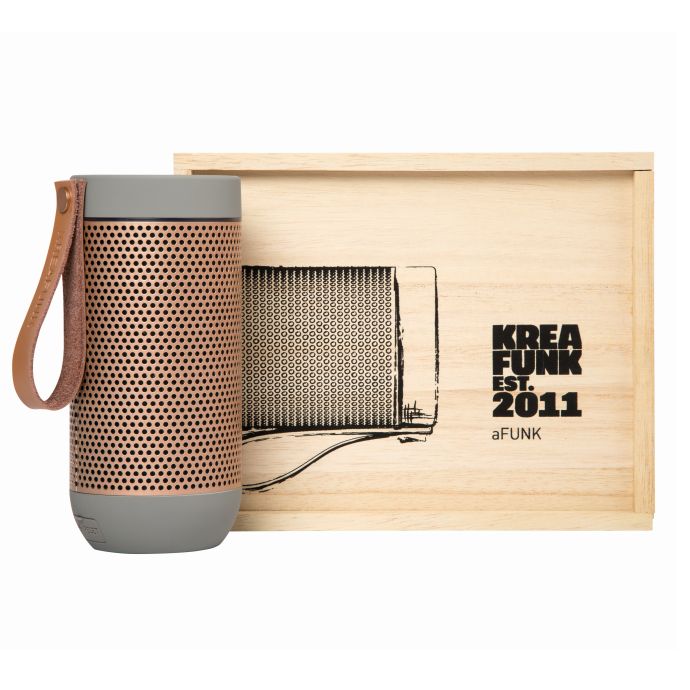 Přenosný reproduktor aFUNK Cool grey/Rose gold