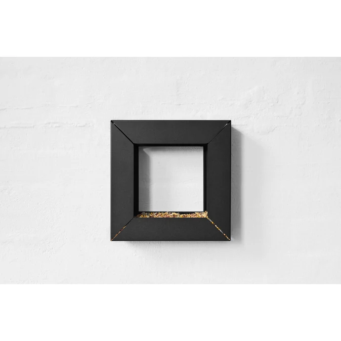 Nerezové krmítko pro ptáky Frame Black