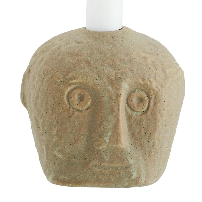Kameninový svícen Face Sand