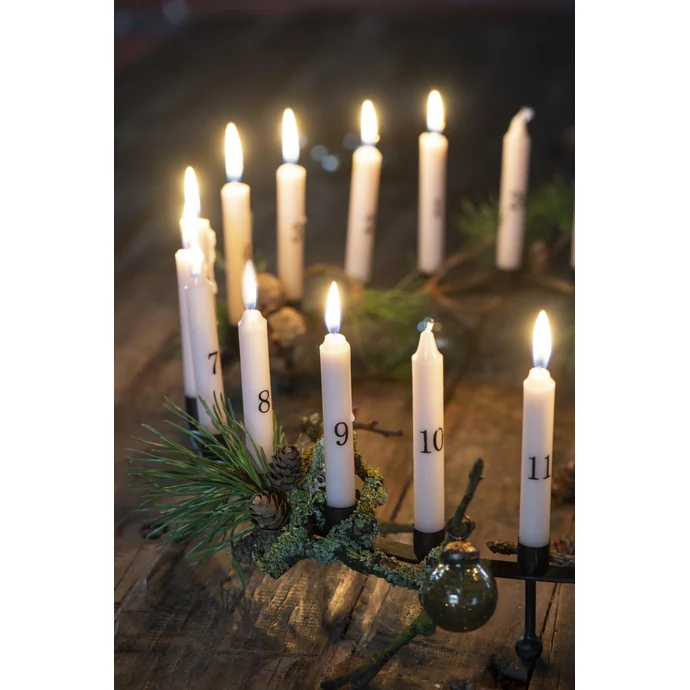 Adventní svíčky 1-24 Malva