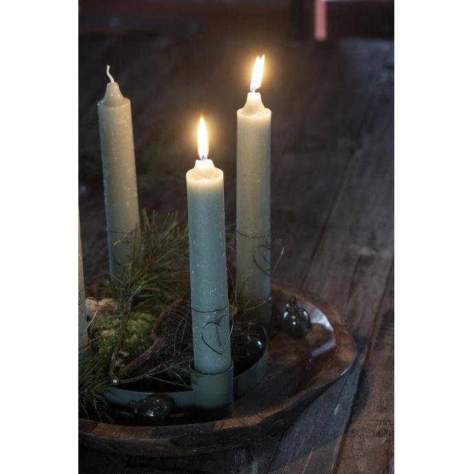 Adventní svícen Green 26 cm