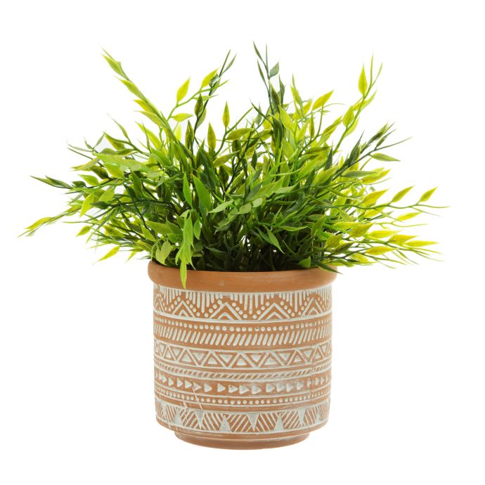 Terakotový obal na květináč Scandi Boho