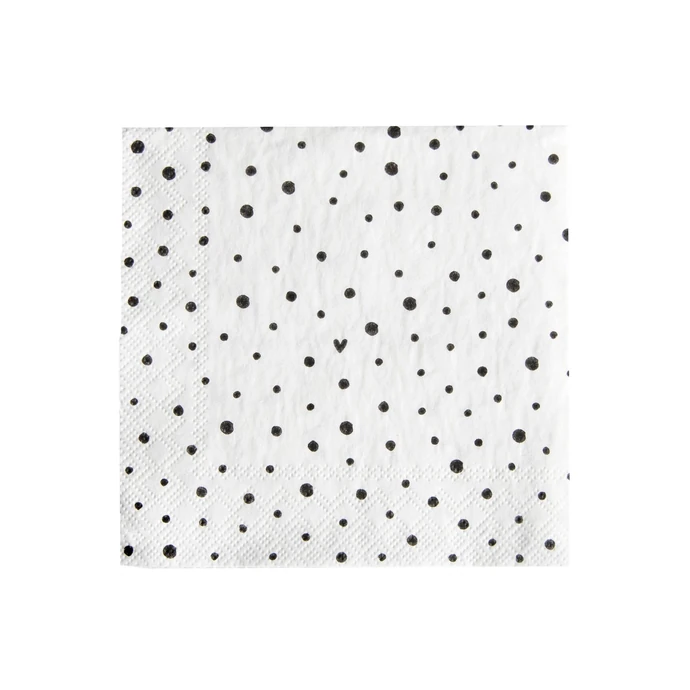 Papírové ubrousky Smile Dots Small - 20 ks