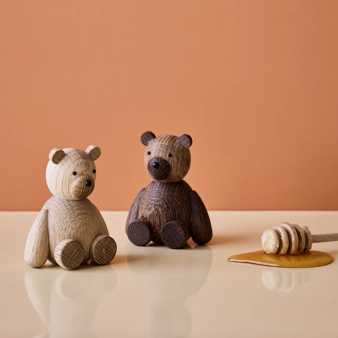 Dřevěná figurka Teddy Bear Oak Small