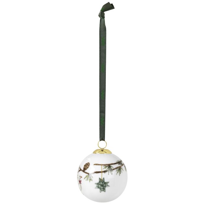 Porcelánová vánoční baňka Hammershøi Christmas 2018