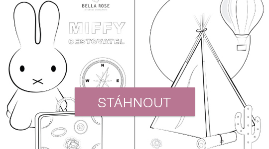 Omalovánky - Miffy a stan