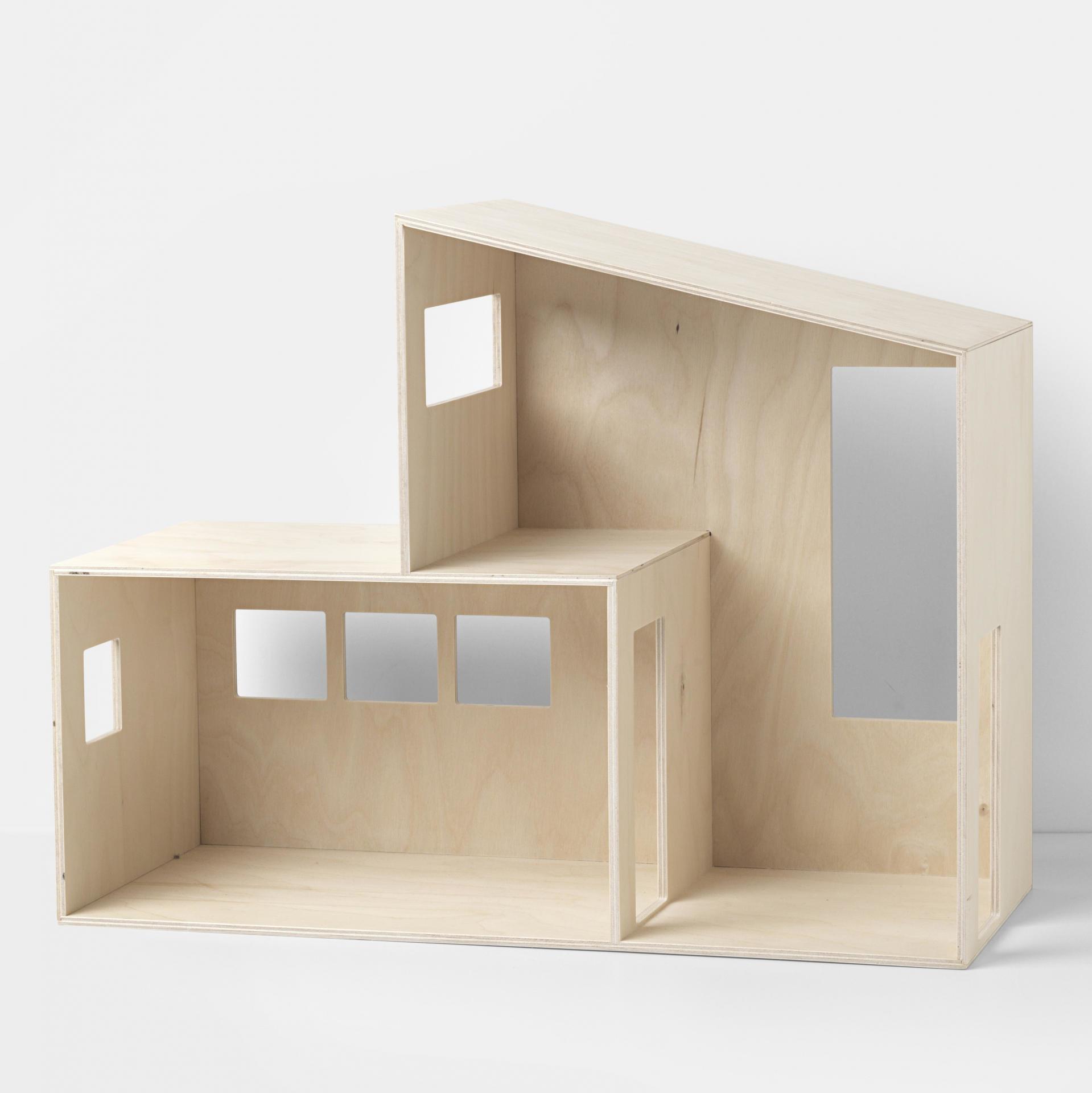 ferm LIVING Multifunkční domeček pro děti Funkis, přírodní barva, dřevo