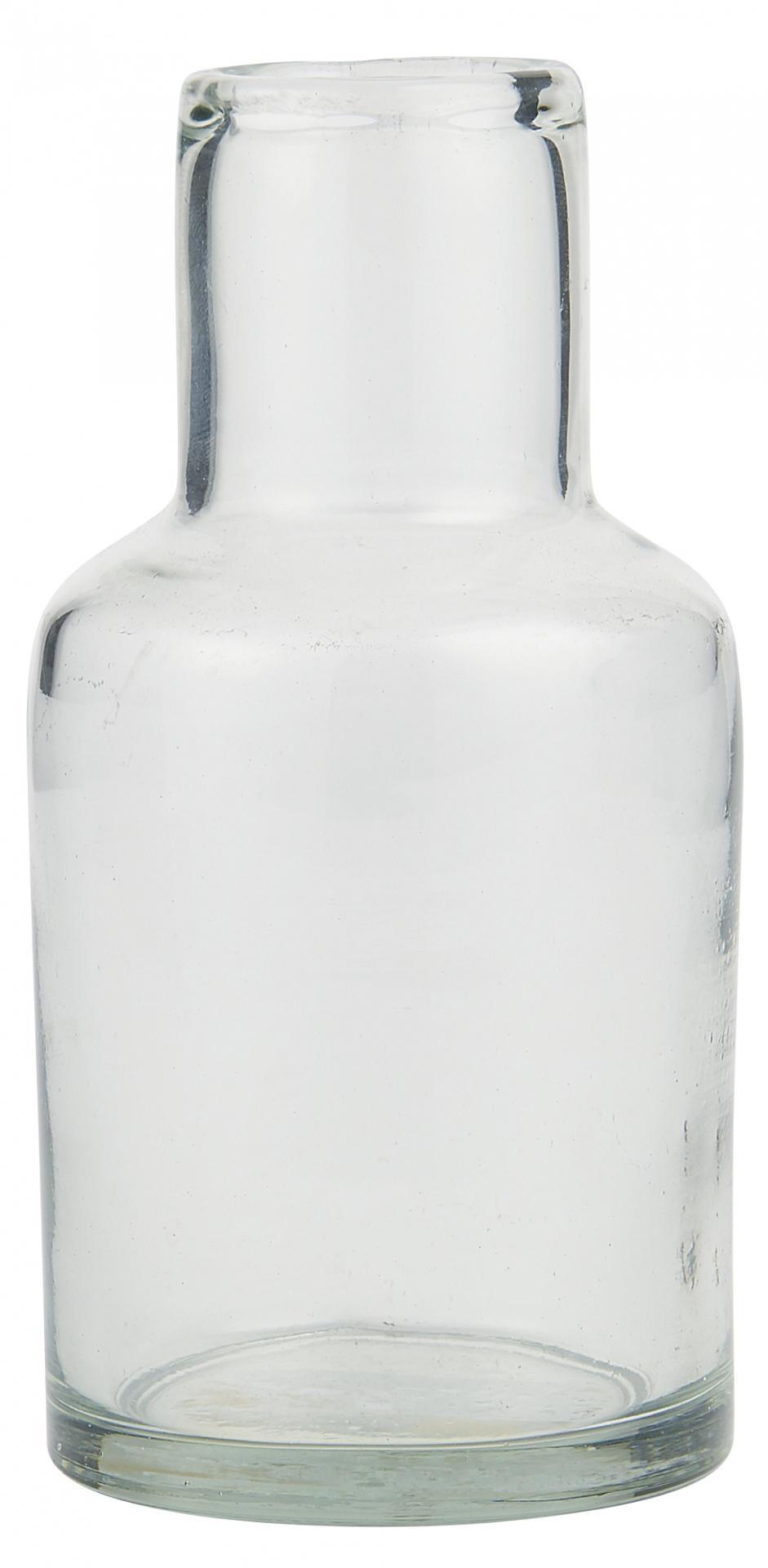 IB LAURSEN Skleněná váza Long Neck Handblown, čirá barva, sklo