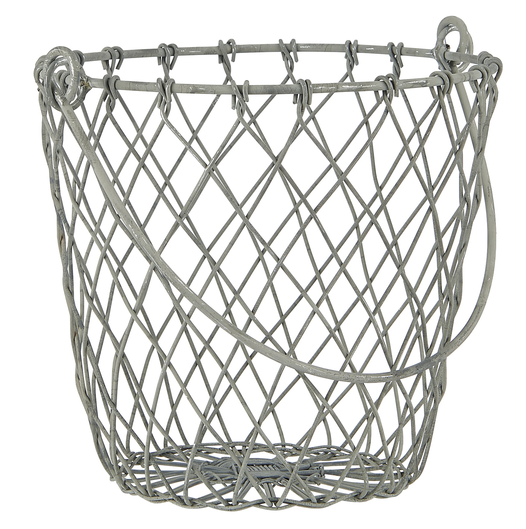 IB LAURSEN Drátěný košík Metal, šedá barva, kov