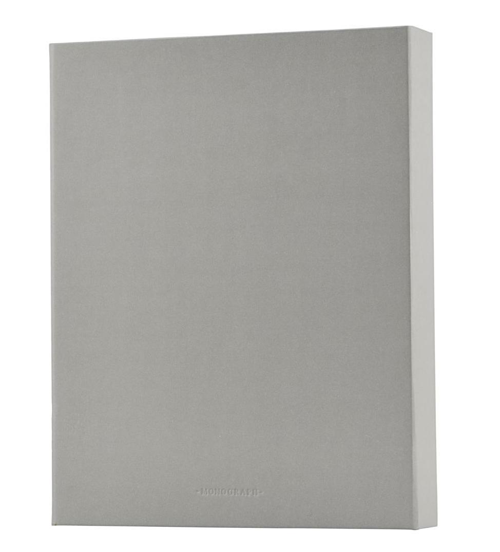 MONOGRAPH Kroužkový pořadač Light grey, šedá barva, papír