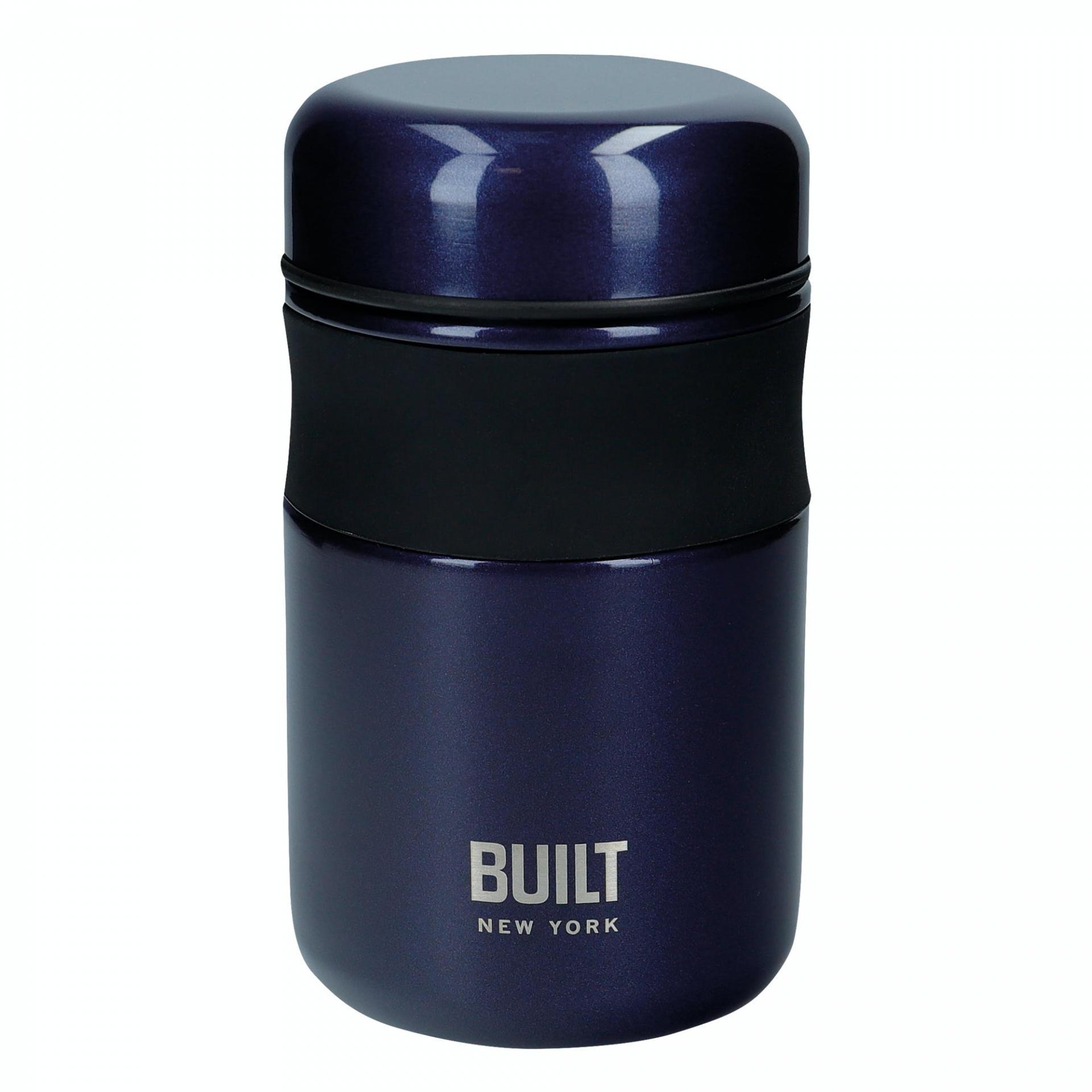 Kitchen Craft Termo box na potraviny Midnight Blue 490 ml, modrá barva, kov