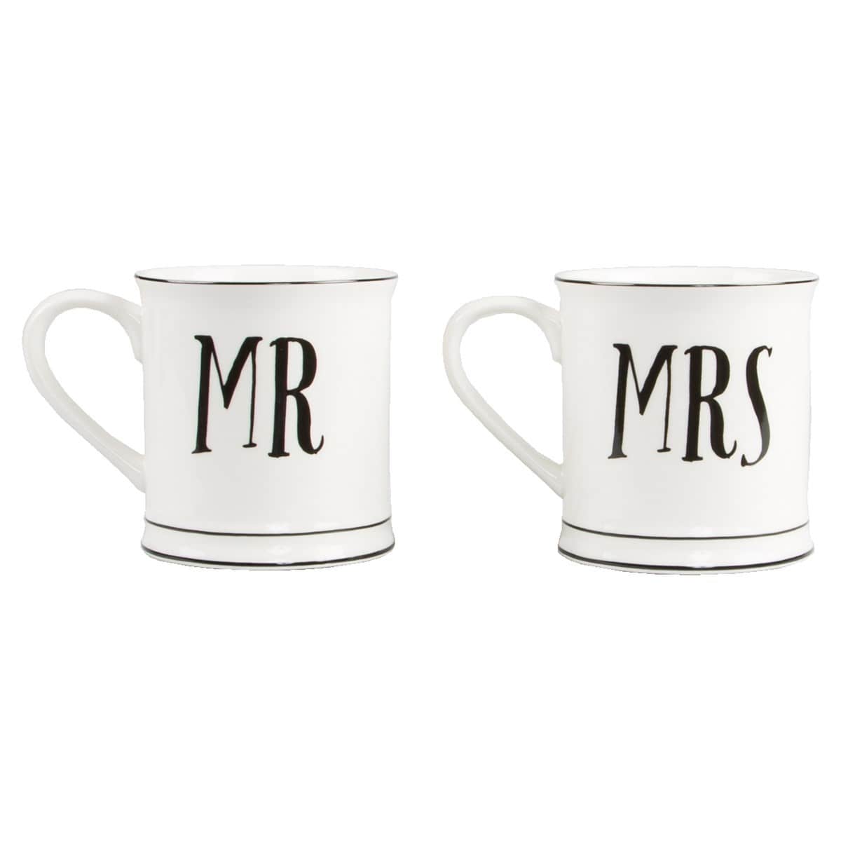 Porcelánový hrnek Mr & Mrs 350ml | Bella Rose