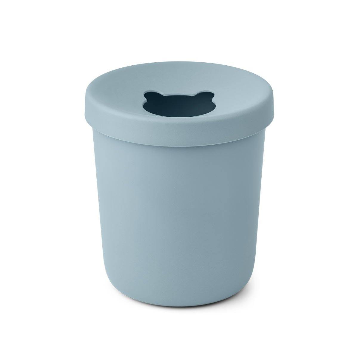LIEWOOD Dětský odpadkový koš Evelina Sea Blue 5 l, modrá barva, melamin