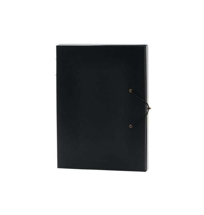 MONOGRAPH Složka na dokumenty Black A5, černá barva, papír