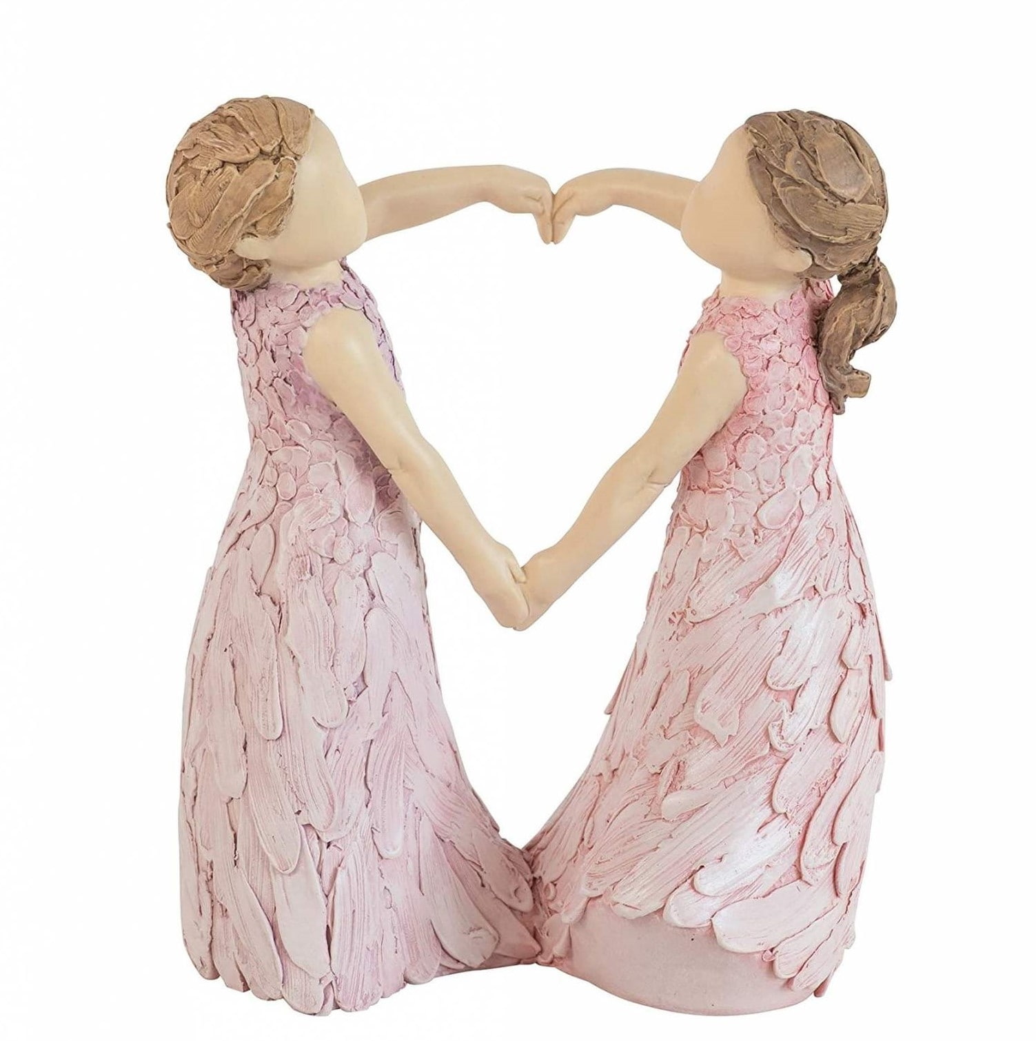 Arora Figurka Pro přítele 14,5 cm, růžová barva, béžová barva, pryskyřice