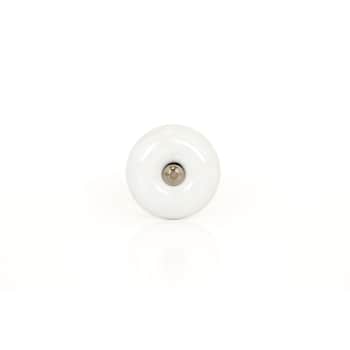 Porcelánová úchytka White round