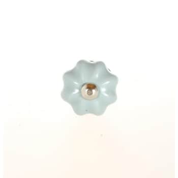 Porcelánová úchytka Tiny Grey Flower