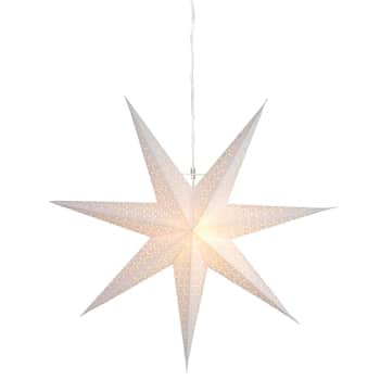 Závesná svietiaca hviezda Dot White 70 cm