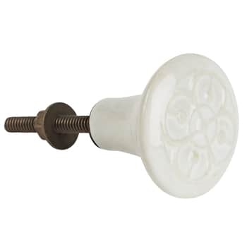 Keramická úchytka White knob
