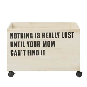 Úložný box na kolečkách Nothing Is Lost