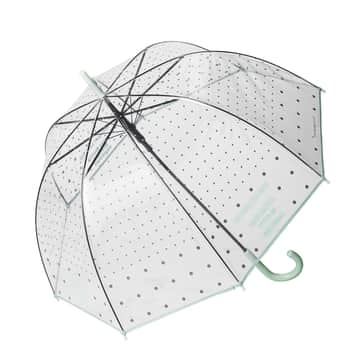 Transparentní deštník Minty Dots