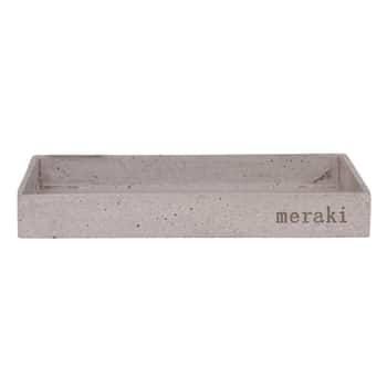Betonový tácek na kosmetiku Meraki 30x20 cm