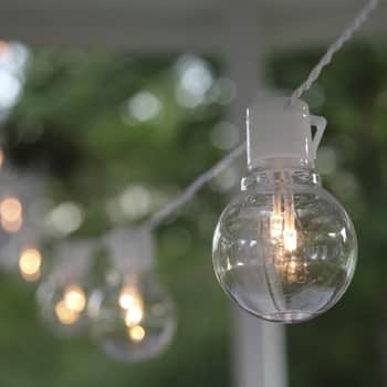 Světelný LED řetěz White Partaj - 16 žárovek