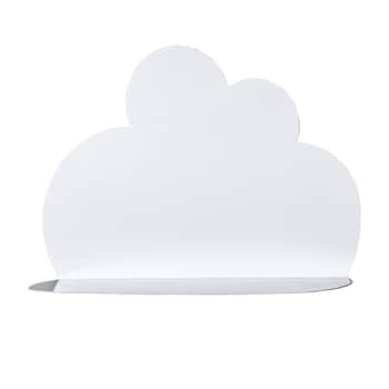 Kovová polička Cloud White 40 cm