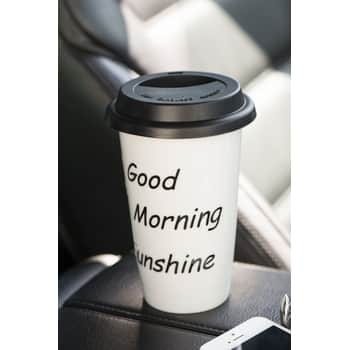 Keramický cestovní hrnek Good morning