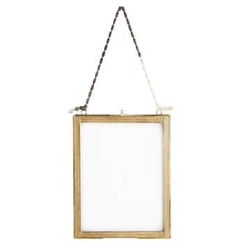Skleněný fotorámeček Antique brass - větší