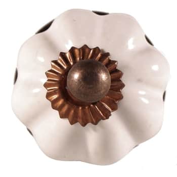Porcelánová úchytka Sarah mini Gold